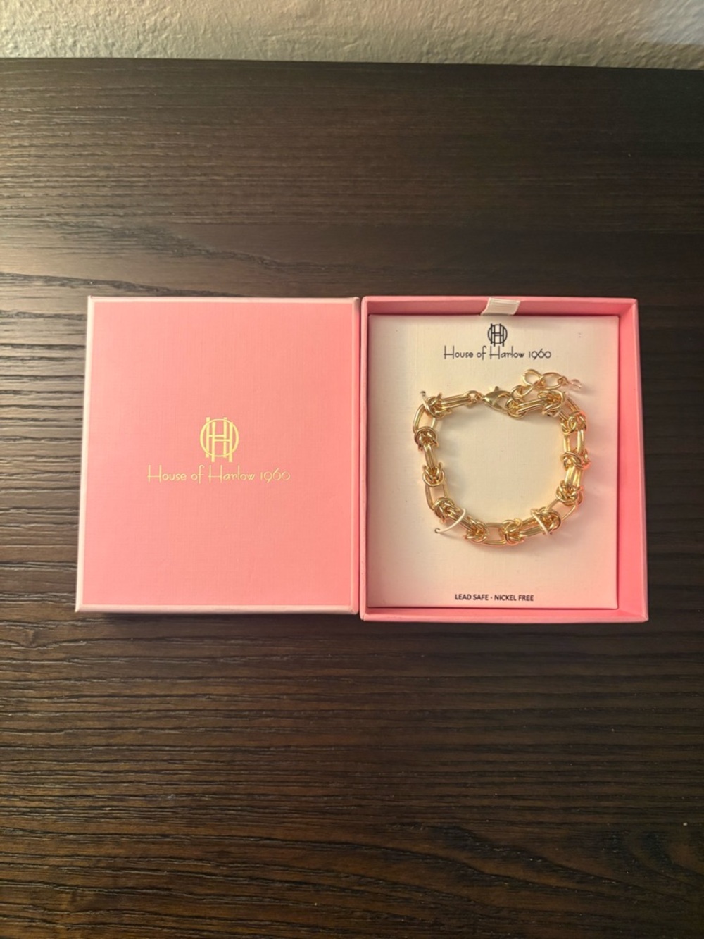 NEW House of Harlow 1960 gold bracelet